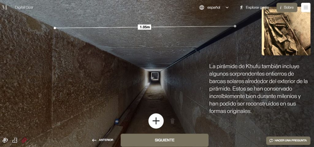 pasadizo gran piramide guiza