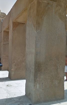 columnas templo valle kefren esfinge